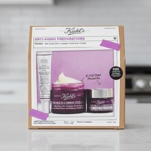 New Kiehl’s skincare set with anti-aging essentials.